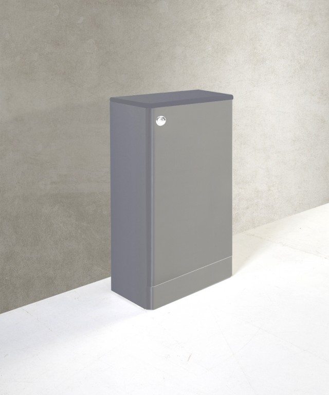 FUR287OP - Options 500mm WC Unit With Concealed Cistern - Basalt Grey