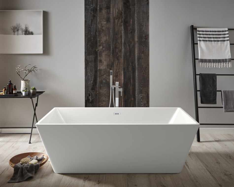 Explore our stunning modern bath design, perfect for any stylish bathroom.