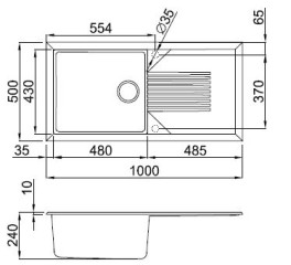 TEKNO 480 Line Drawing