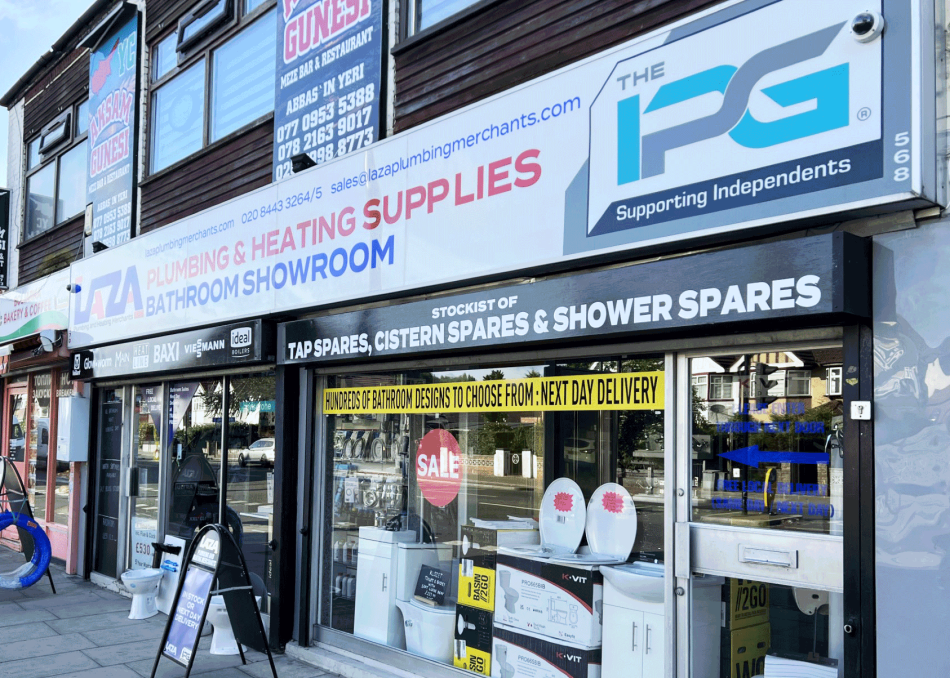 LAZA Plumbing & Heating Merchants - Edmonton Showroom