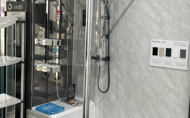 Discover the Merlyn sliding door shower enclosure – a blend of elegance and functionality.