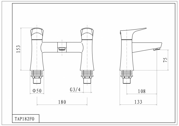 TAP182FO - Technical Drawing