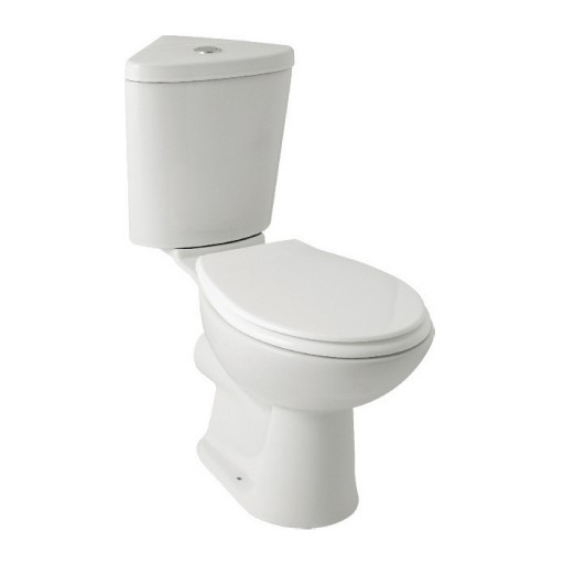 POT180G4K POT201G4K SEA001 - G4K Corner Toilet Pan Cistern And Seat