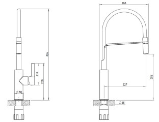 AURORA CH Line Drawing