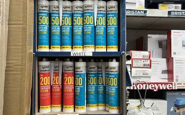Everbuild Silicone Products on Display