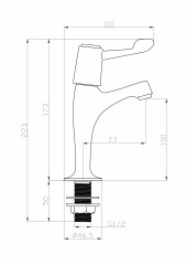 TAP172LE - Technical Drawing