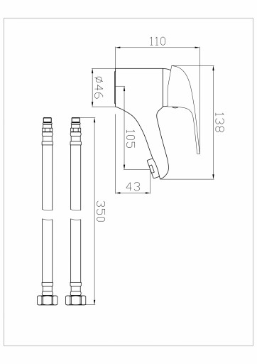 TAP110G4K - Technical Drawing