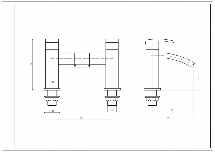 TAP004FL - Technical Drawings
