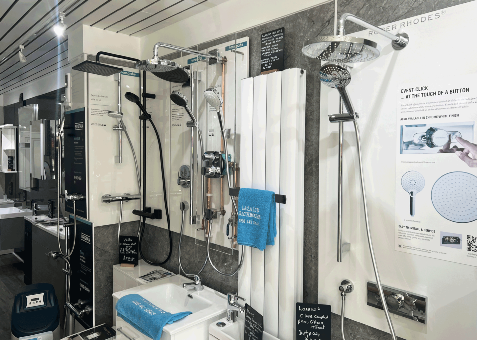 Explore our diverse range of showers - Roper Rhodes, Hansgrohe, Bristan!